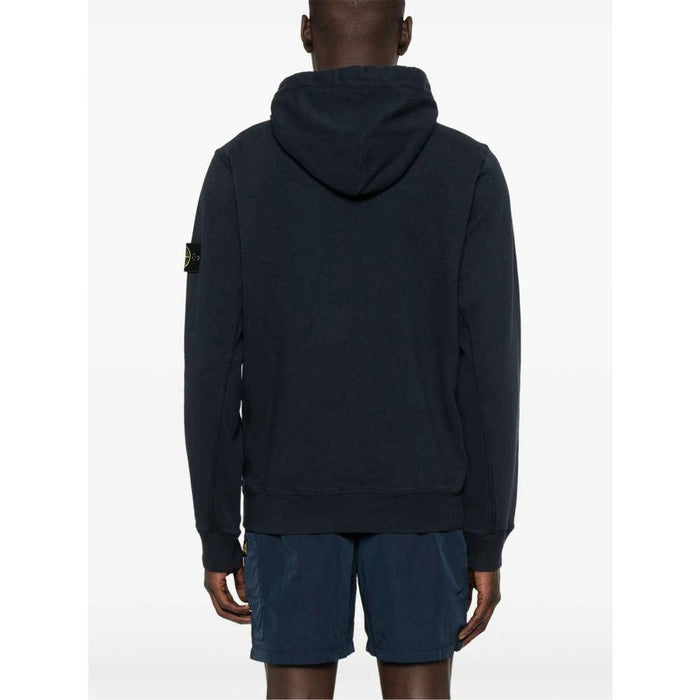 STONE ISLAND Navy Wappen Patch Hoodie Pullover Sweatshirt S156100037 S0060 V0020