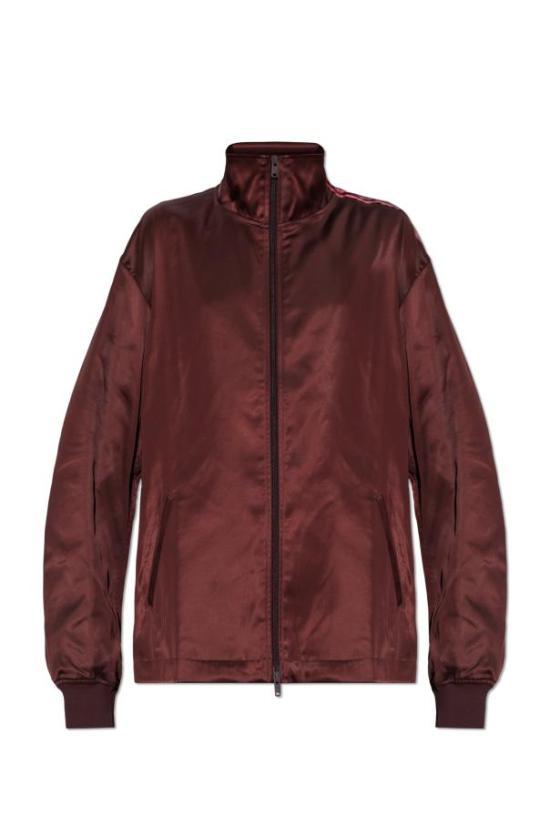 Y-3 Black Zip Jacket for Men KW9618 NIGHT RED DOM