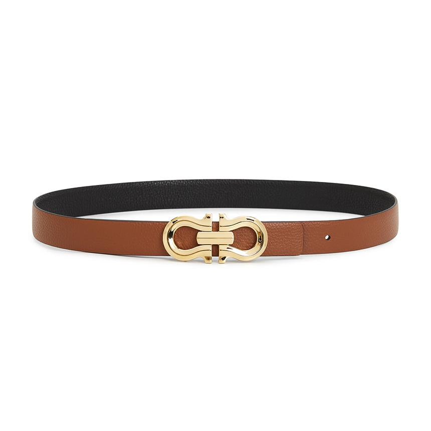 Ferragamo Gancini Reversible Women’s Leather Belt 23 0329 0775597