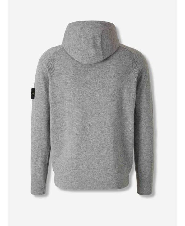 STONE ISLAND Light RWS Geelong Wool Hooded Sweater 5100015 S00B4 V0M6B
