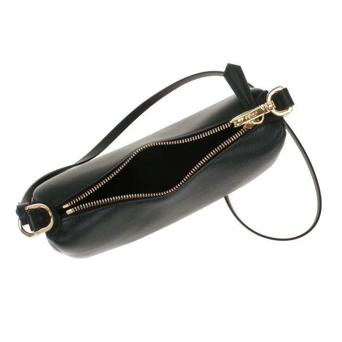 FENDI Fendigraphy Mini Bag Leather Shoulder Bag Brown