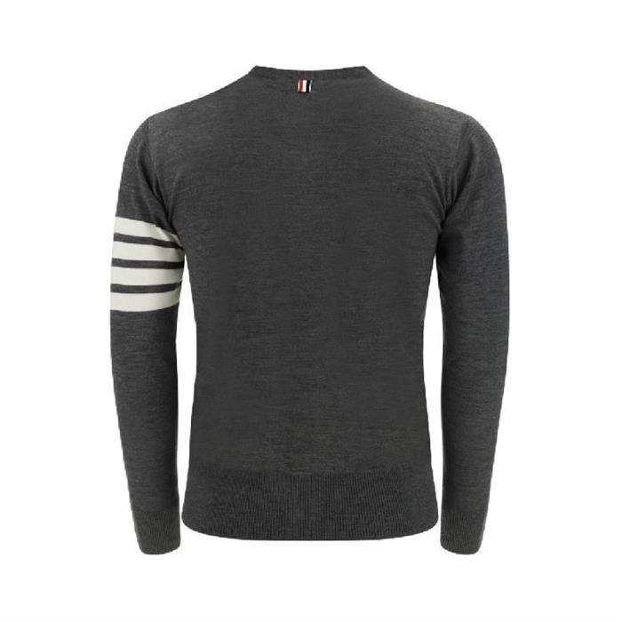 THOM BROWNE Wool Crewneck Sweater for Men MKA002A