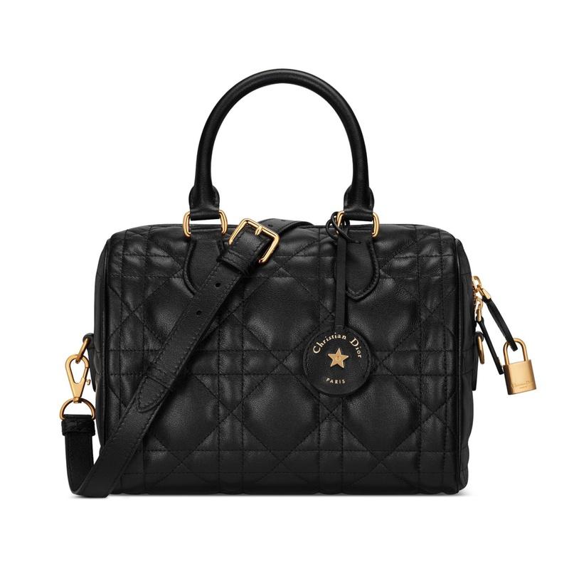 DIOR Groove 25 Soft Tote Bag Black Leather Tote