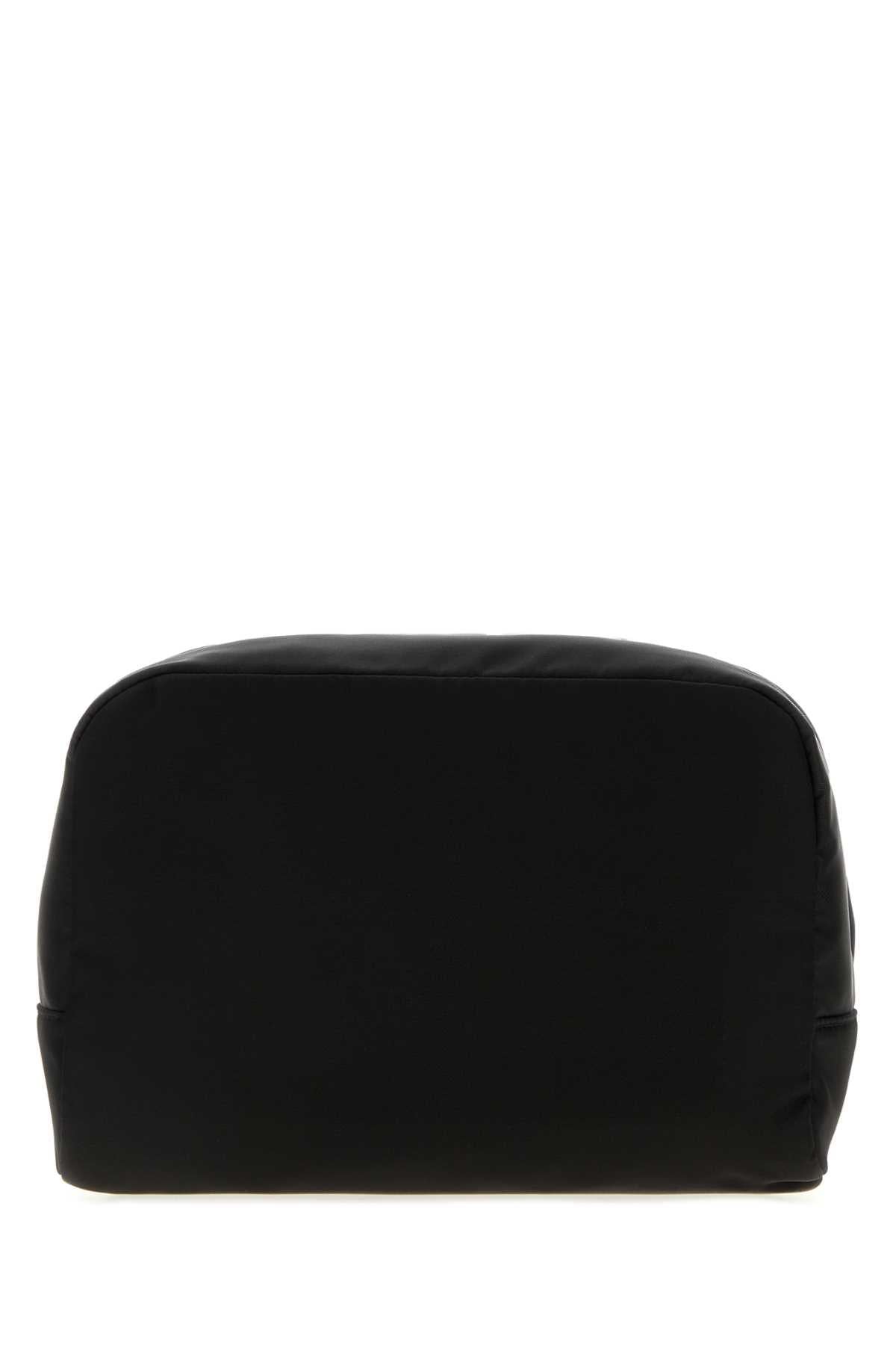 PRADA Black Nylon Zipper Pouch