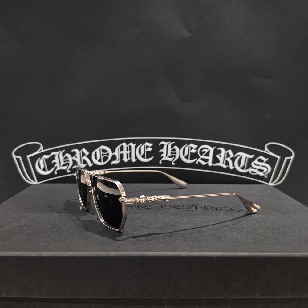 Chrome Hearts Punk Silver-Tone Sunglasses Glasses