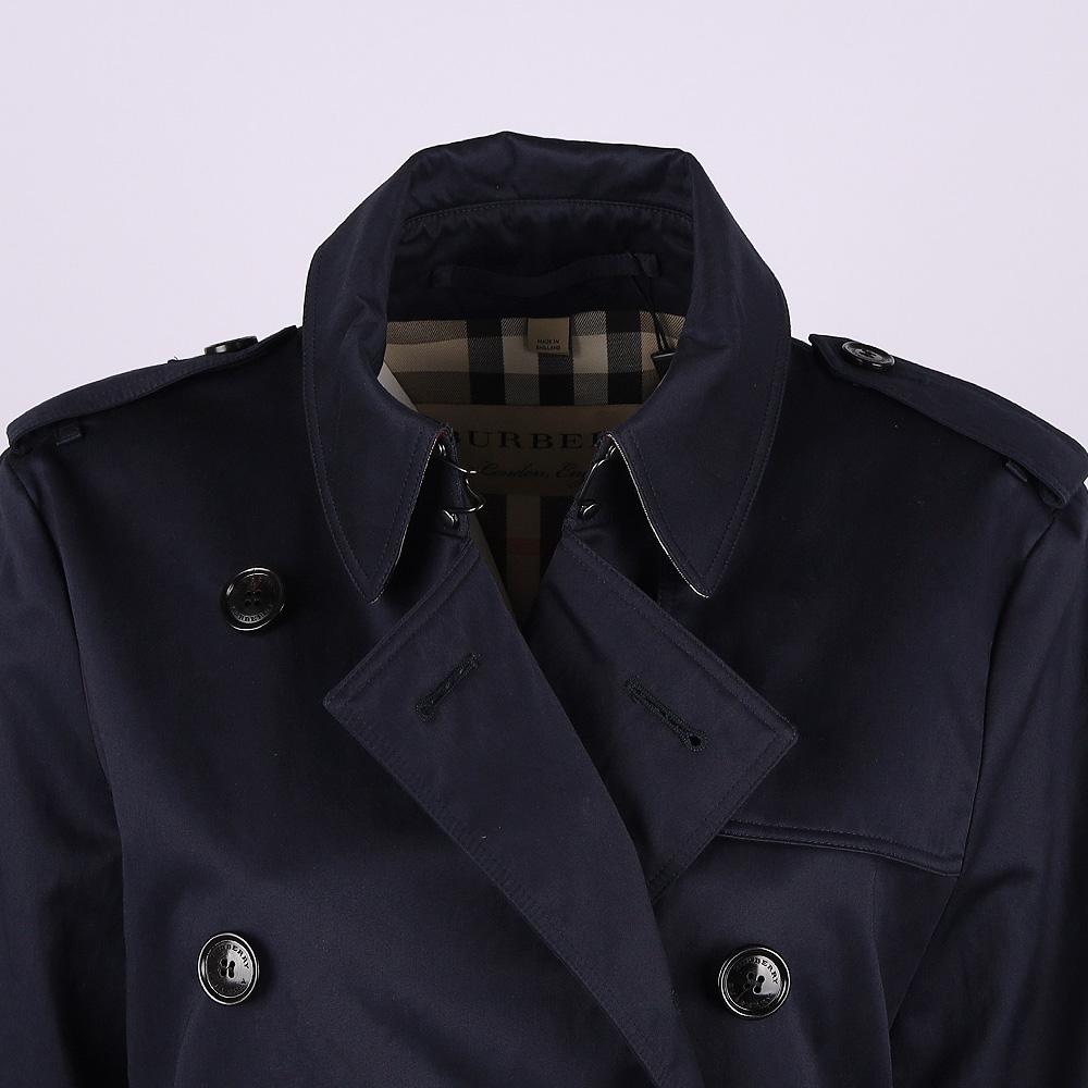 BURBERRY Navy Harborne Women’s Trench Coat 80192541