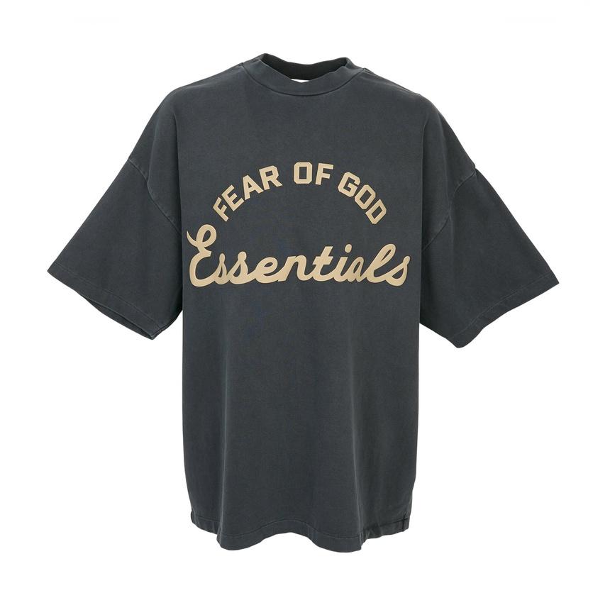 Fear of God Essentials Men’s Short Sleeve T-Shirt Faded Iron