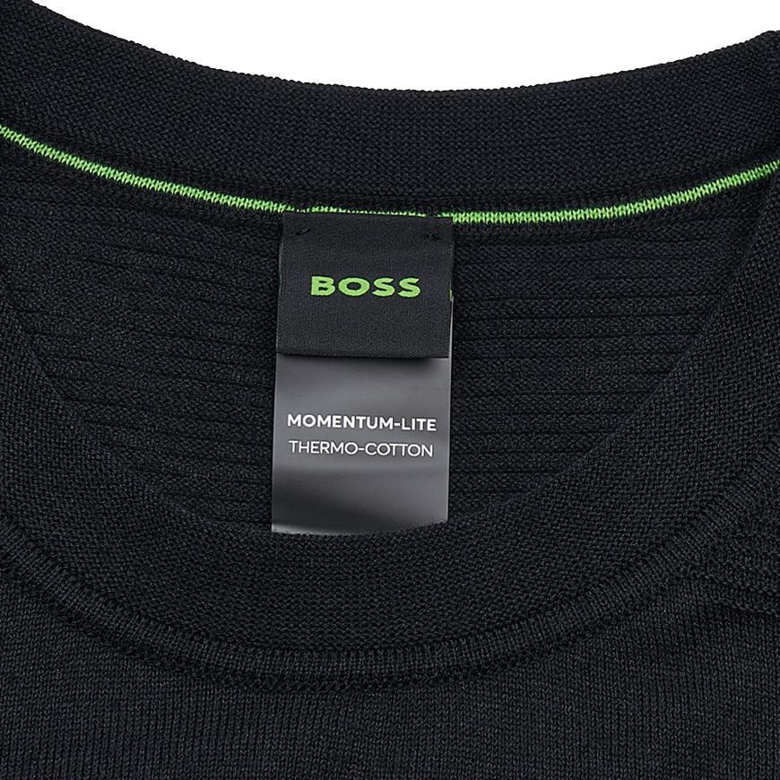 HUGO BOSS Men’s Contrast Logo Crewneck Sweater 50541944 001