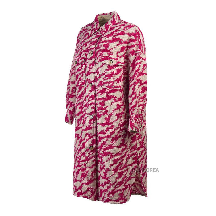 Isabel Marant Women’s Zebra Print Long Coat