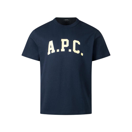 A.P.C. Dark Navy Marcus Logo T-Shirt