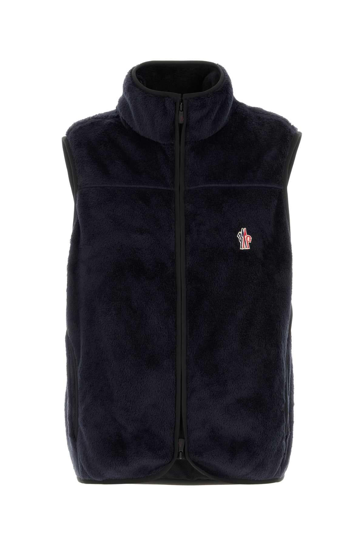 Moncler Navy Down Vest for Men