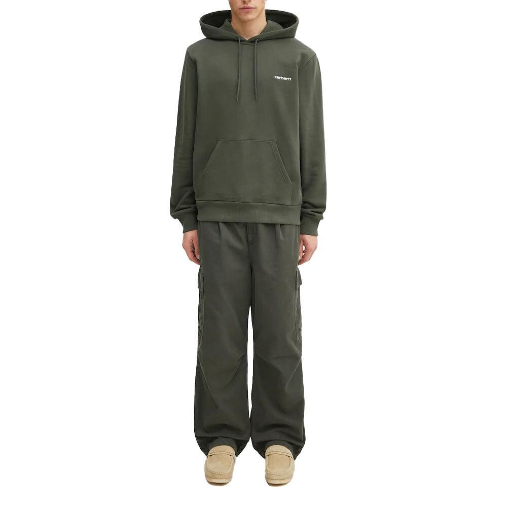 CARHARTT WIP Script Logo Fleece Hoodie for Men I035392 3CDXX