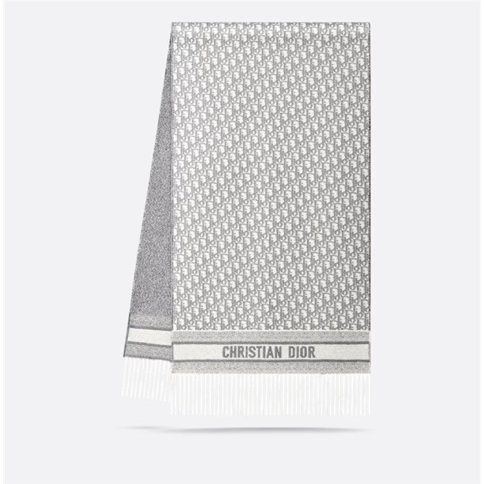 DIOR Oblique Wool Scarf Muffler Shawl 51DOB209L080 CO95