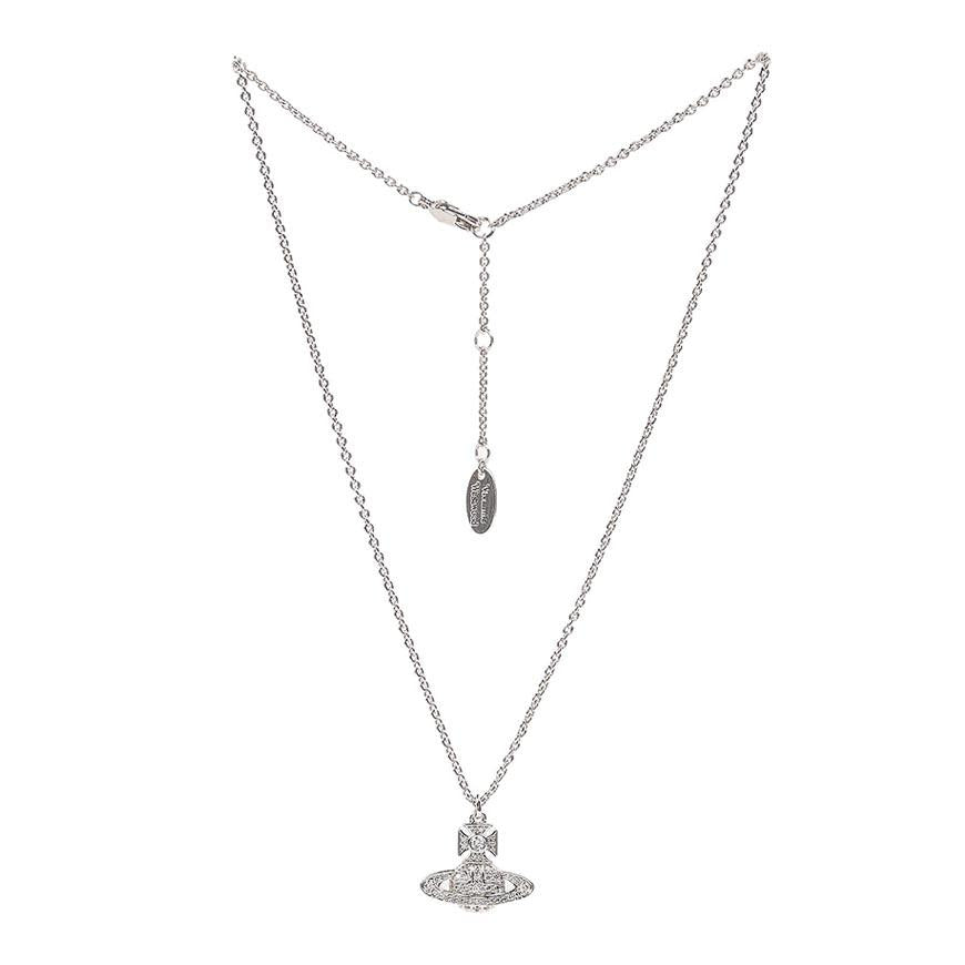 Vivienne Westwood Carmella Relief Pendant Necklace for Women Silver