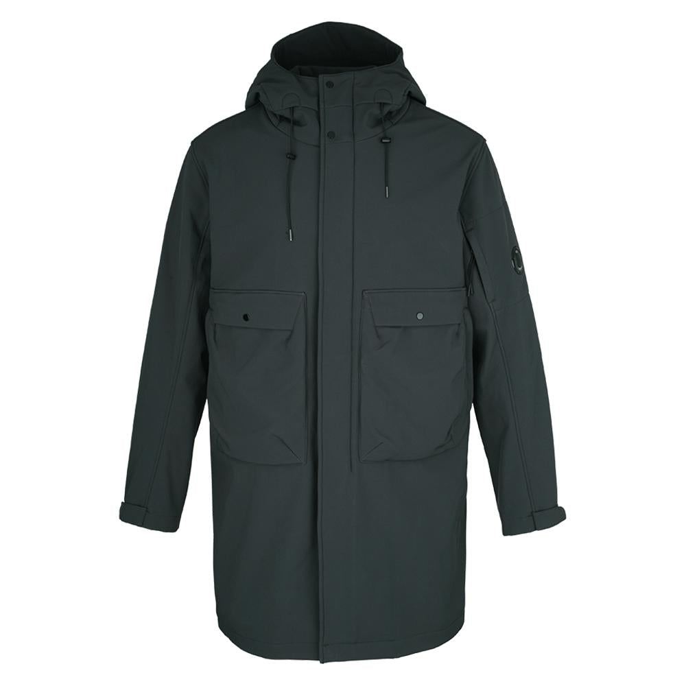 CP Company Shell Fleece Lined Long Coat 17CMOW008A 006097A 995