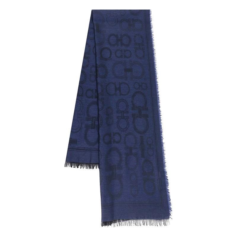 Ferragamo Gancini Silk Scarf