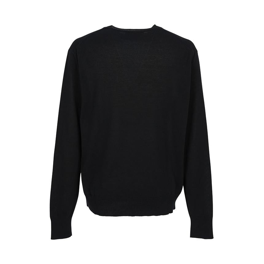 Vivienne Westwood Alex Men’s Round Neck Knit Sweater Black