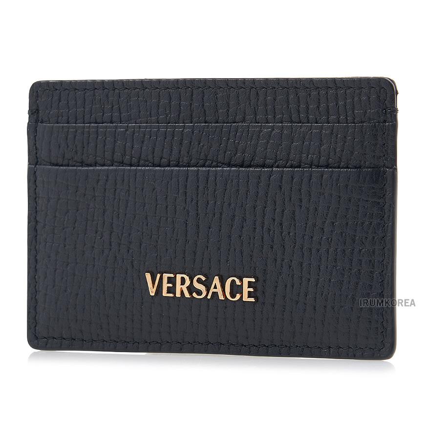 Versace Unisex Leather Mizza Card Holder Wallet DPN2467 1A13695 1B00V
