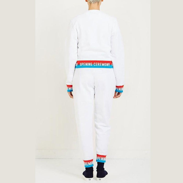 Opening Ceremony Logo Crop Sweatshirt White W17TDG12059 1100