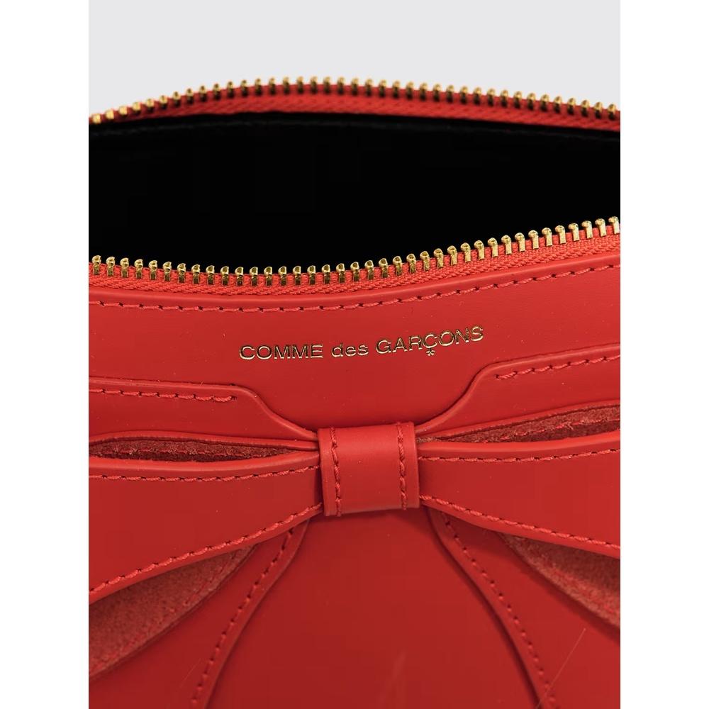 Comme des Garcons Big Bow Leather Clutch Bag