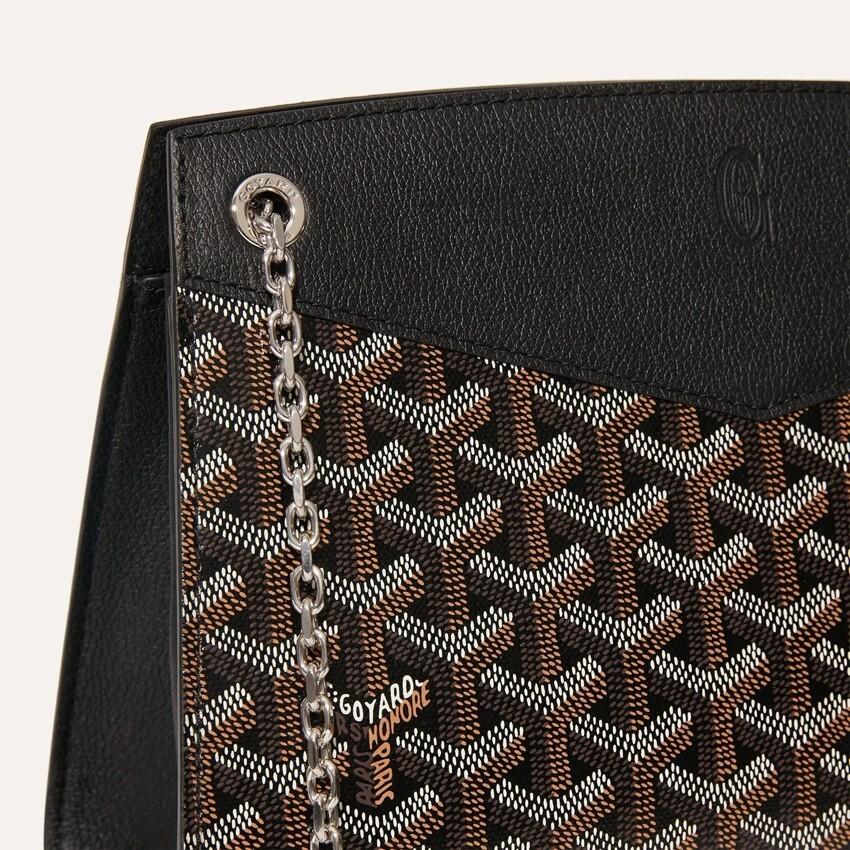 GOYARD Structured Rouette PM Crossbody Bag Black for Women ROUETSPM LTY01 CL01