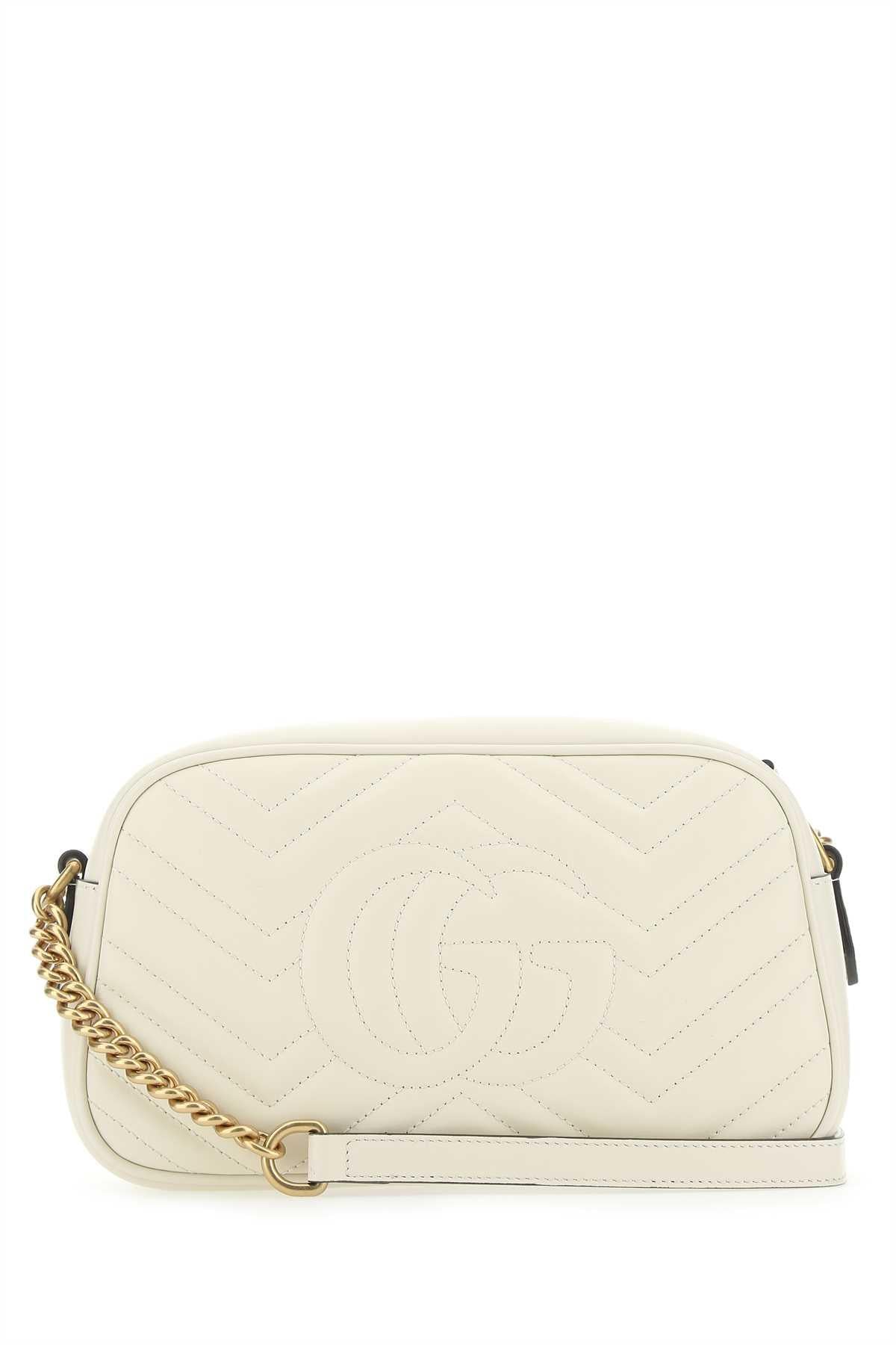GUCCI Beige GG Supreme Canvas Crossbody Shoulder Bag