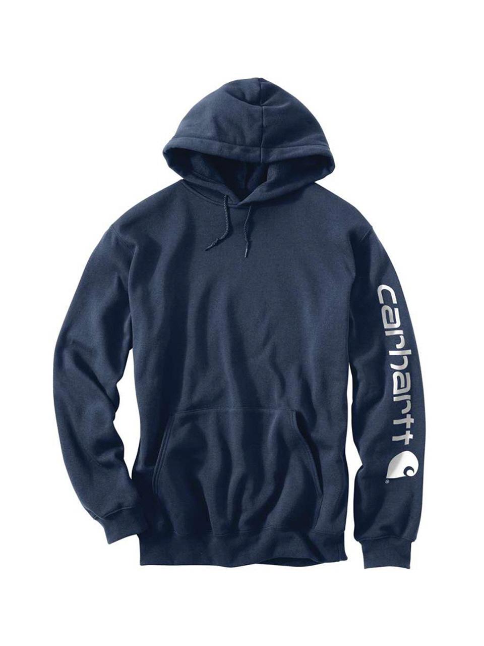 Carhartt Midweight Logo Hoodie New Navy K288 472