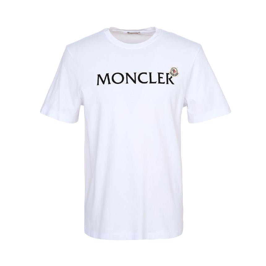 Moncler Men’s Short Sleeve T-Shirt White Cotton
