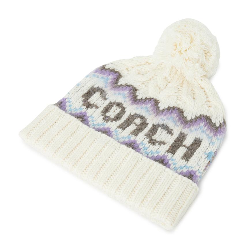 Coach Womens Knit Beanie Hat CCL51 CAH