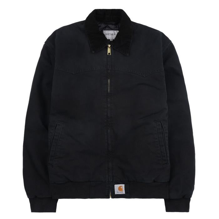 Carhartt OG Santa Fe Jacket Black Mens Workwear Cotton Canvas
