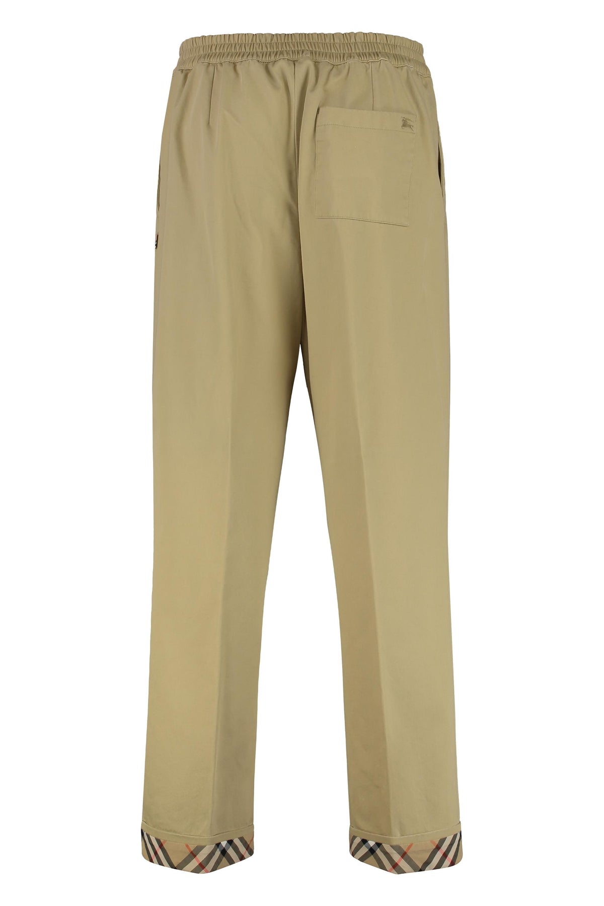 BURBERRY Gray Wool Suit Pants for Men