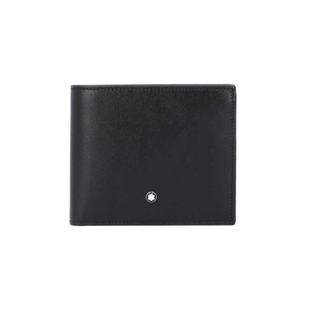 Montblanc Meisterstück 8cc Men’s Bifold Wallet Black Leather