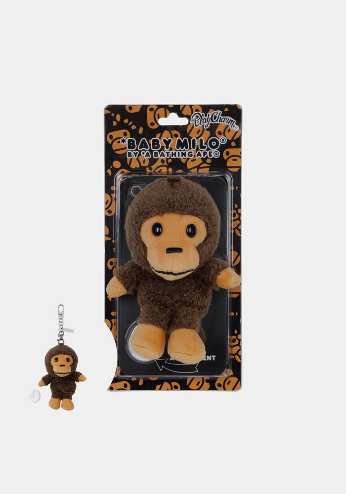 BAPE Brown Baby Milo Play Charm Keyring GDM301003M BROWN