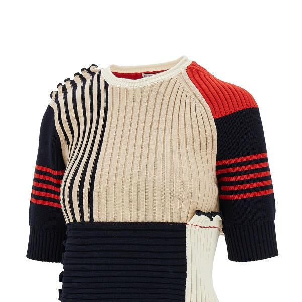 Bottega Veneta Wool Round Neck Knit Sweater Women’s SS25 Black