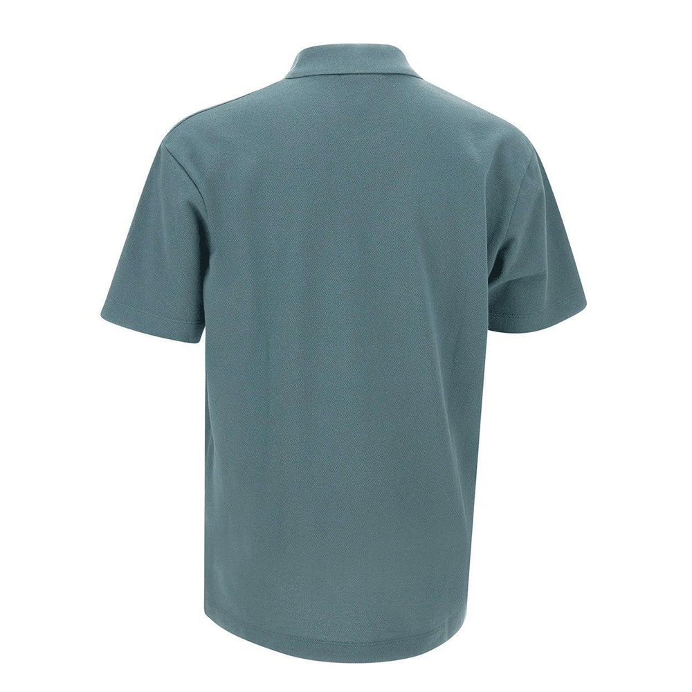 Maison Kitsune Bold Fox Logo Short Sleeve Polo Shirt for Men MM00210 KJ7010