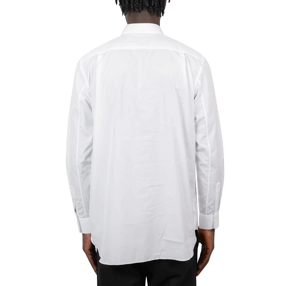 Comme des Garcons Red Heart Patch Men’s Long Sleeve Shirt AZ B002 051 2