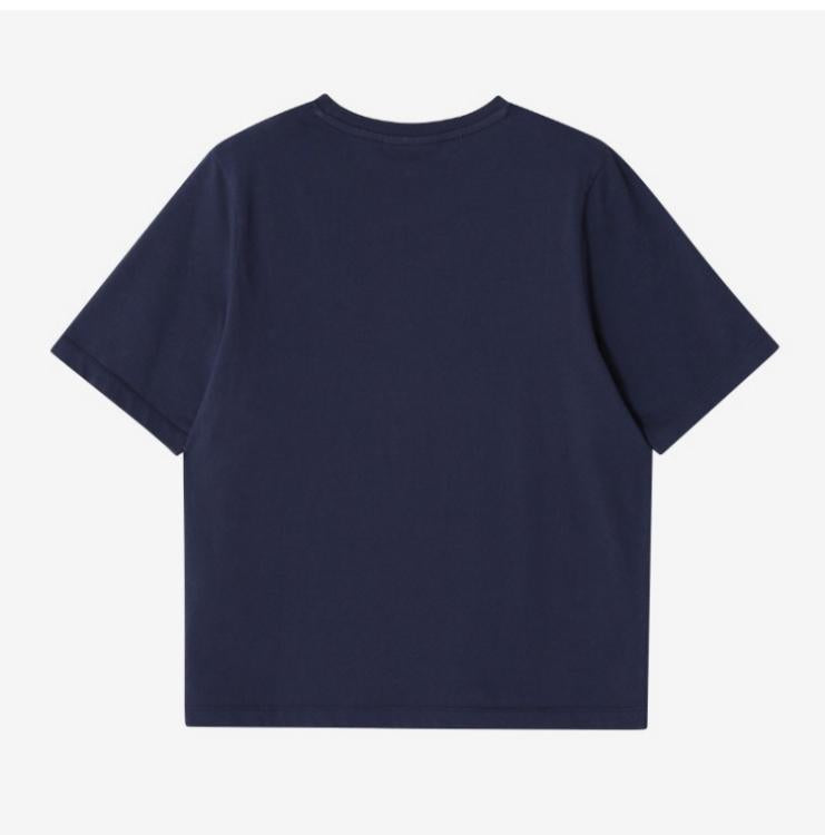 Maison Kitsune Speedy Fox Navy Women’s Short Sleeve Polo Shirt