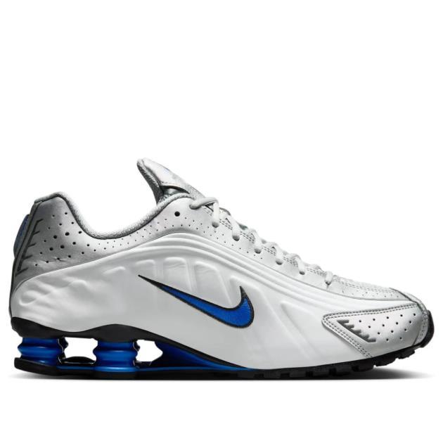 Nike Shox R4 White Blue Low-Top Sneakers Men’s