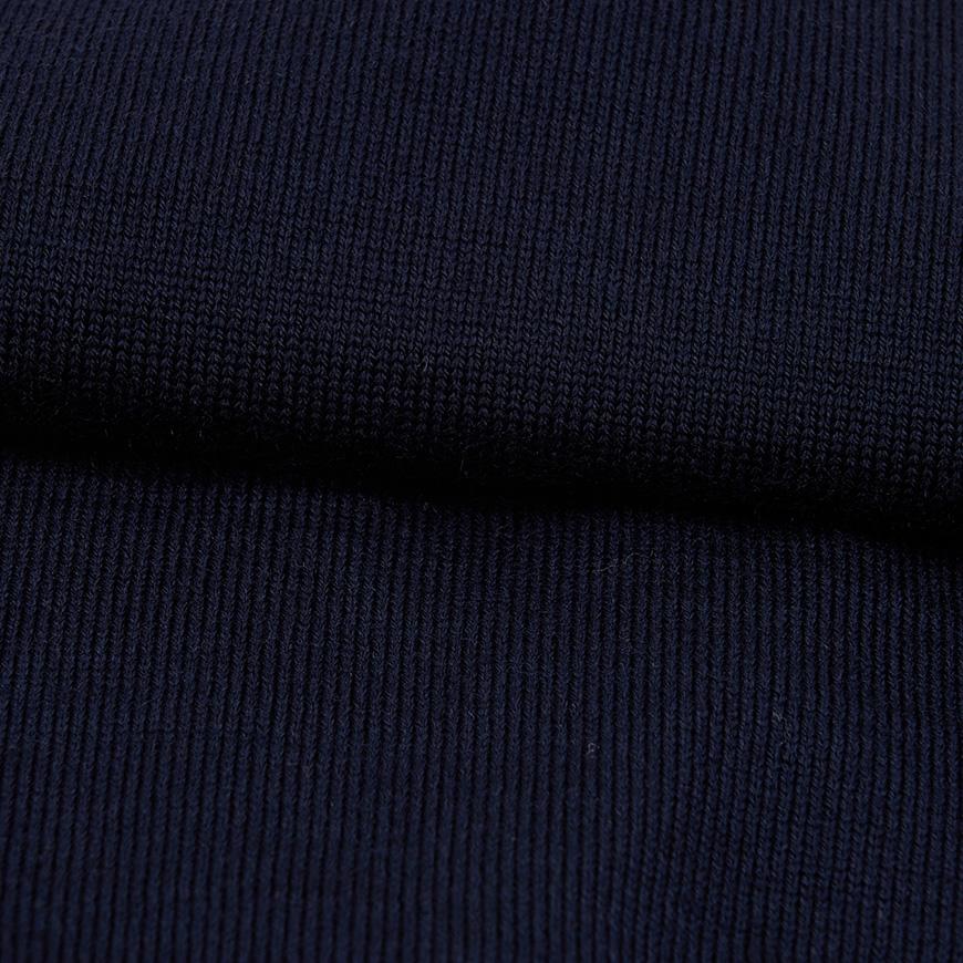 HUGO BOSS Men’s Zip-Up Cardigan with Embroidered Logo Navy Knit