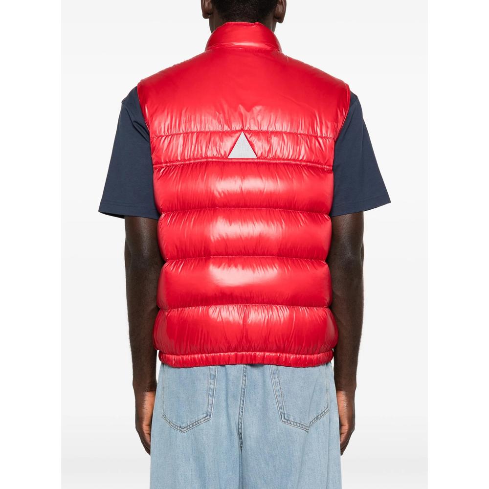 Moncler Down Puffer Vest Men’s Navy Nylon Sleeveless Jacket