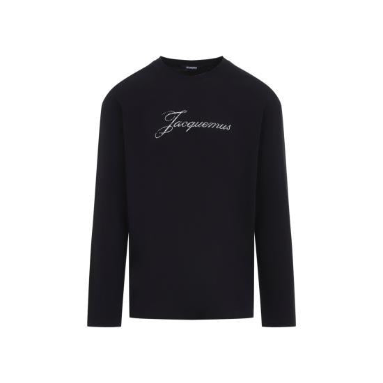 JACQUEMUS Black Long Sleeve Sweatshirt