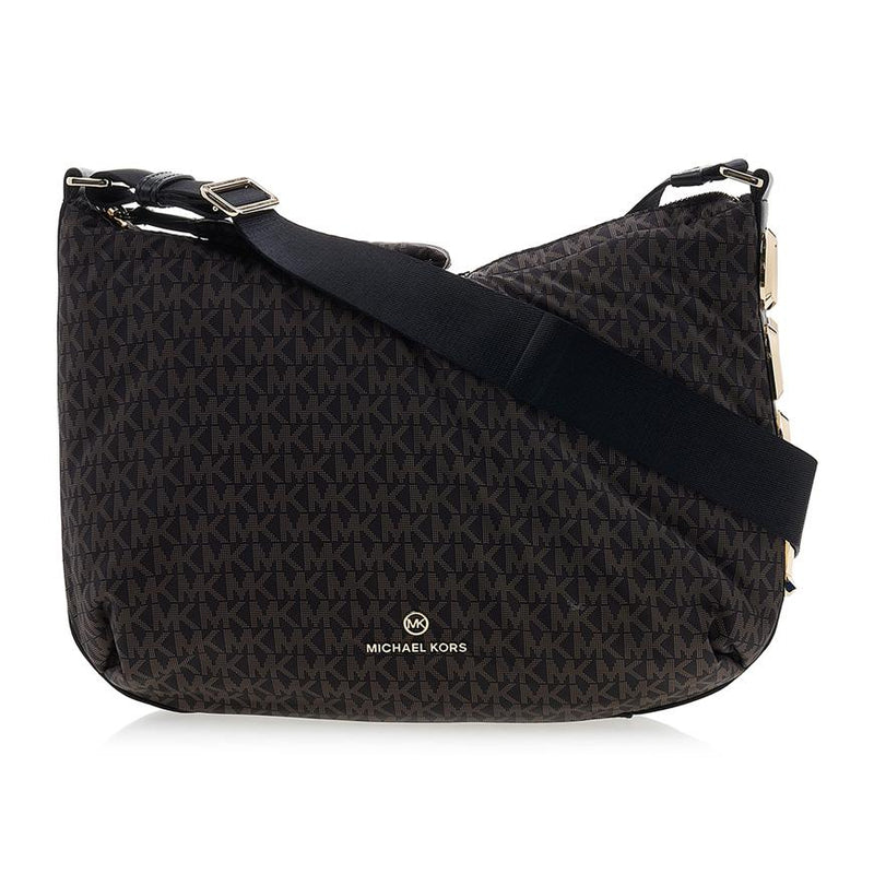 Michael Kors Leonie Crossbody Bag Brown Monogram Canvas