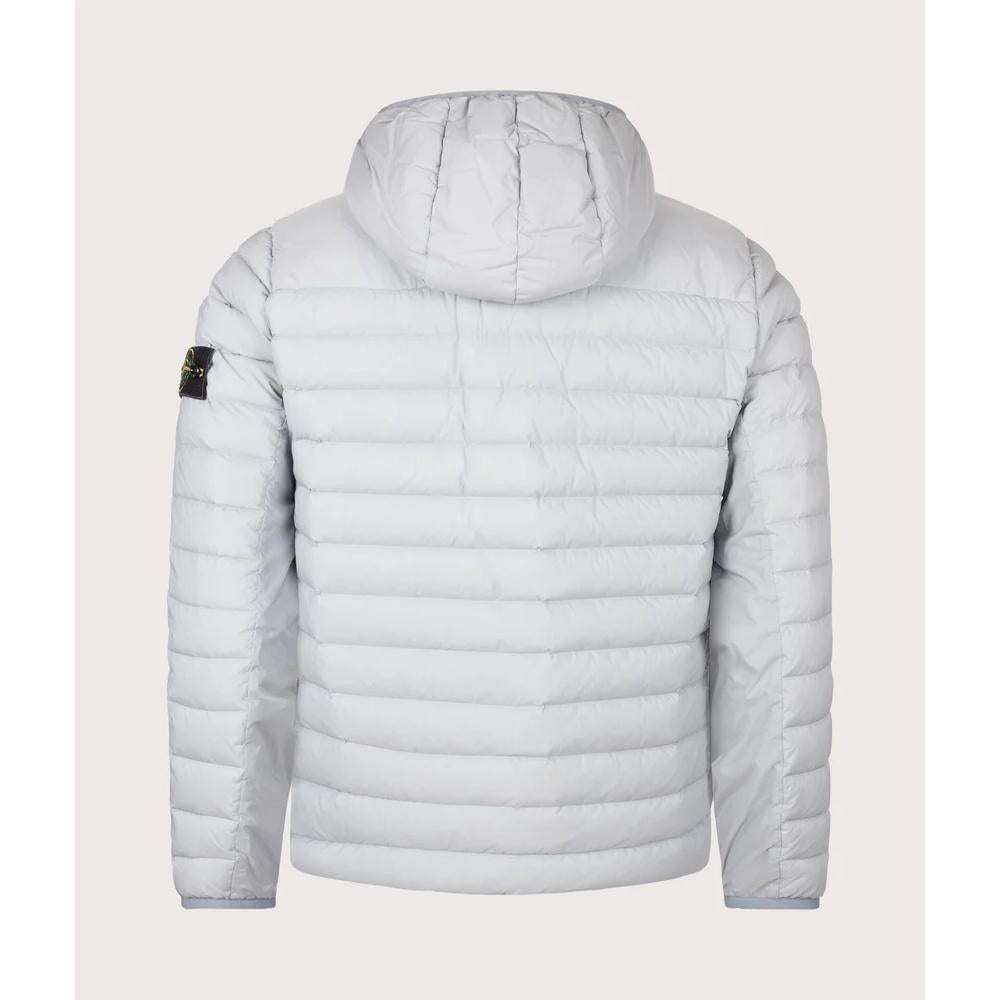 STONE ISLAND Seamless Tunnel Nylon Down Jacket Men Black
