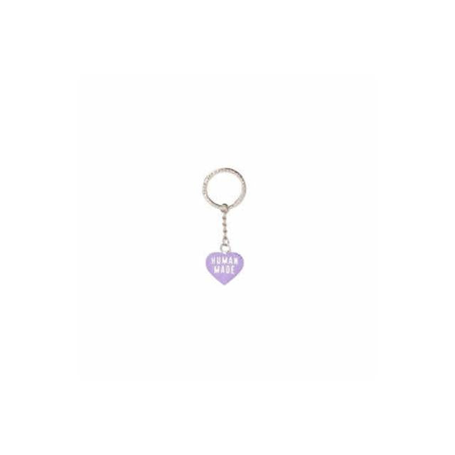 Humanmade Heart Logo Keyring Purple Keychain