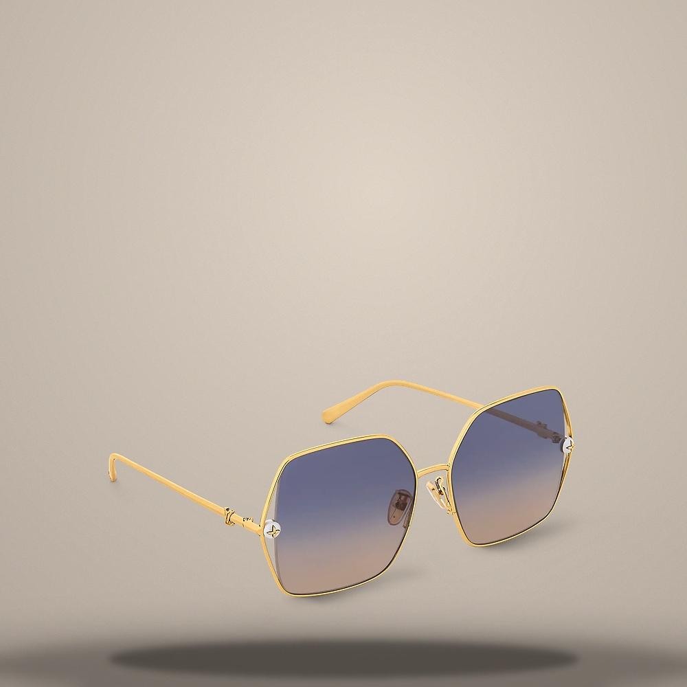 Louis Vuitton Pearl Tortoise Square Sunglasses for Men Z2994U