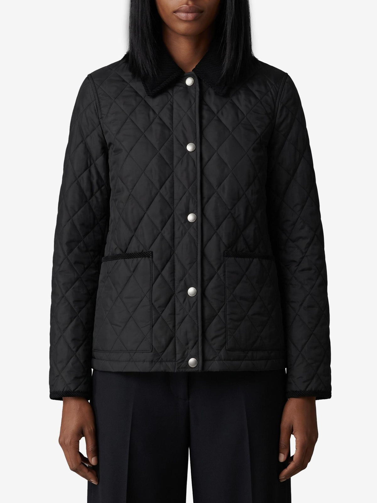 BURBERRY Black Casual Down Puffer Jacket for Women