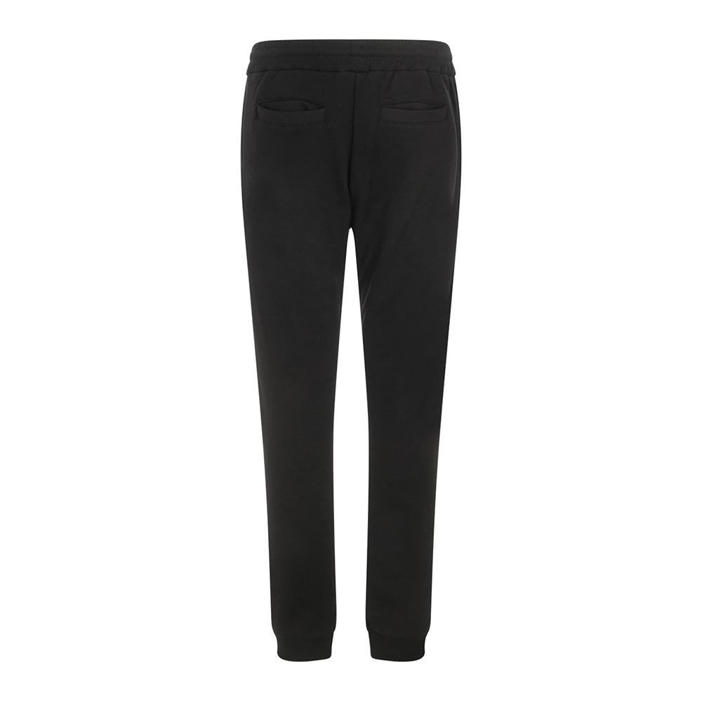 Giuseppe Zanotti Logo Embroidered Black Jogger Sweatpants