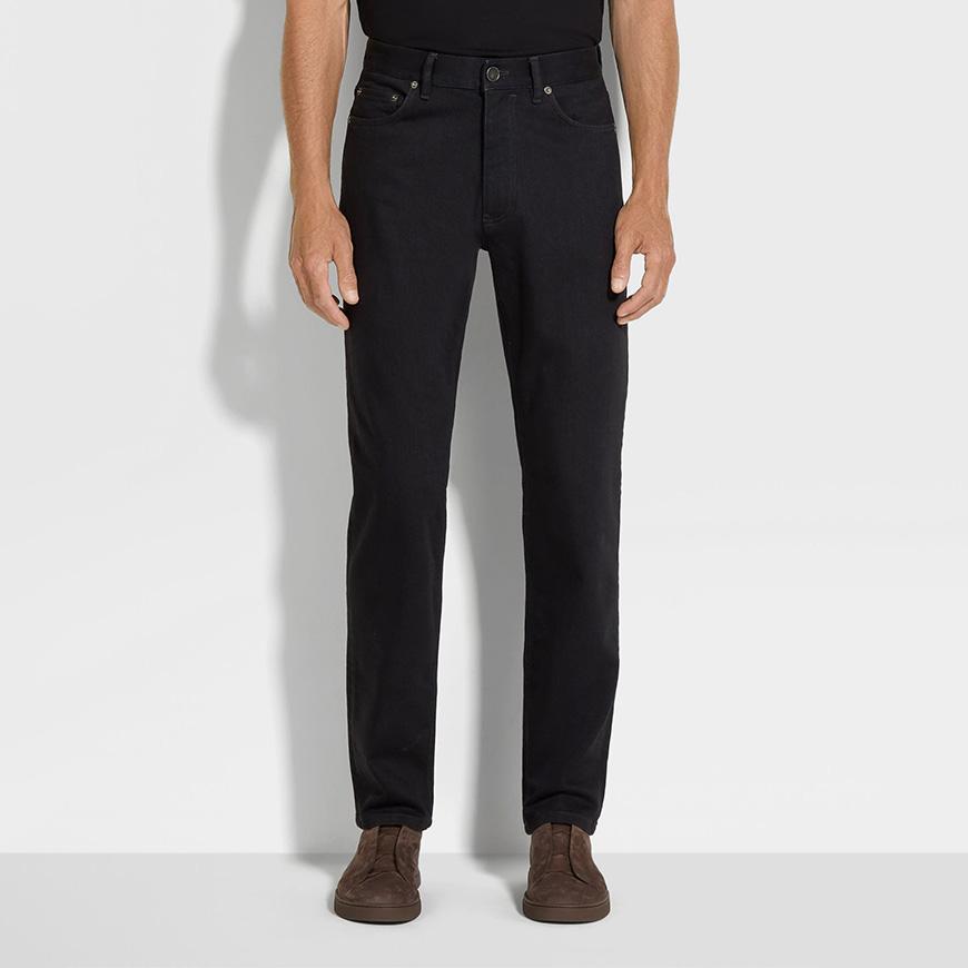 Zegna Men’s Stretch Loafer Pants EL36A8 CITYE 001