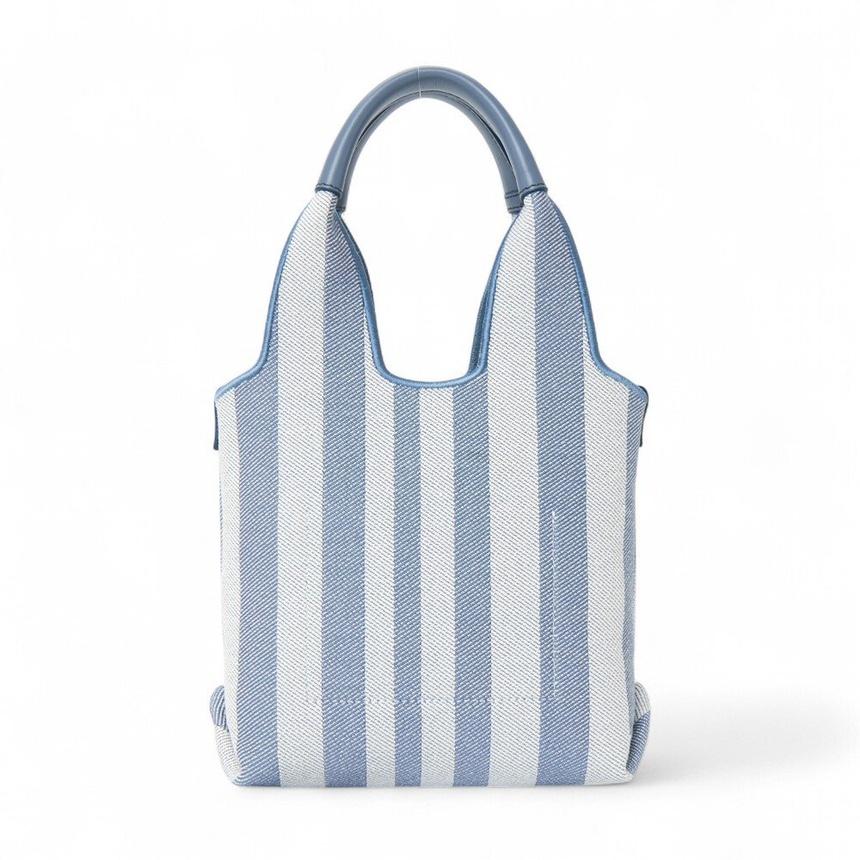 Chloe Mini Striped Top Handle Tote Bag