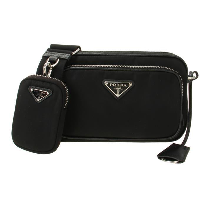 PRADA Re-Nylon Mini Shoulder Bag Black